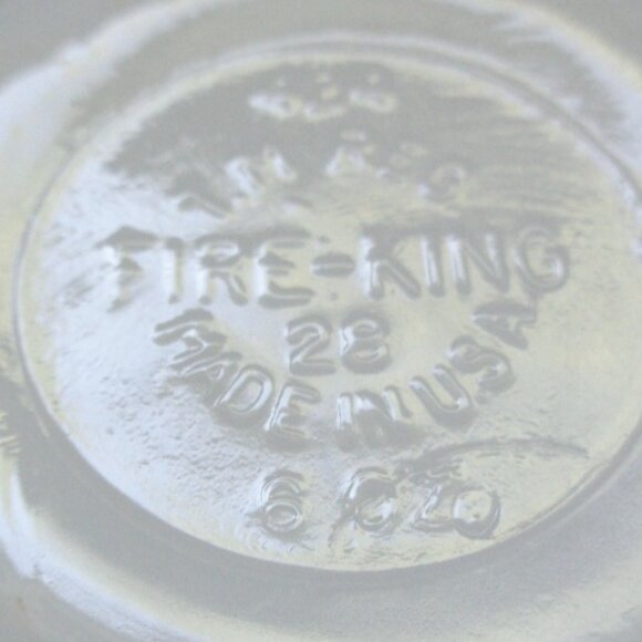 VTG Fire King Golden Wheat Ramekin Custard Cups Anchor Hocking Milk glass Set 8 - Picture 6 of 6